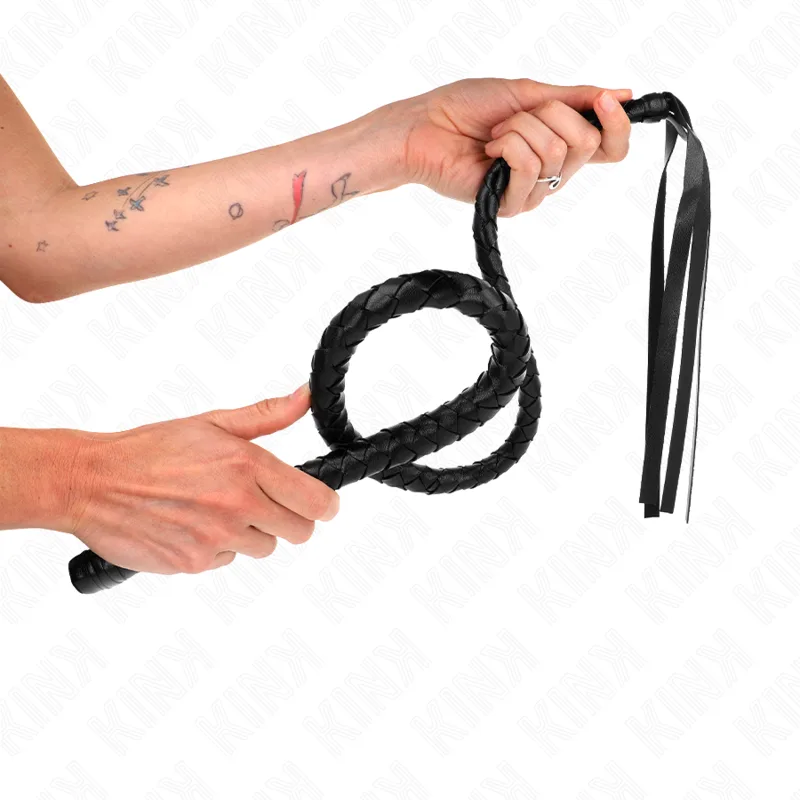 Kink - Chicote Longo com Contas 110 cm
