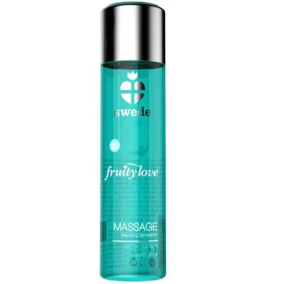 Swede - Óleo de Massagem de Efeito Aquecente Fruto de Groselha Preta e Limão 60 ml