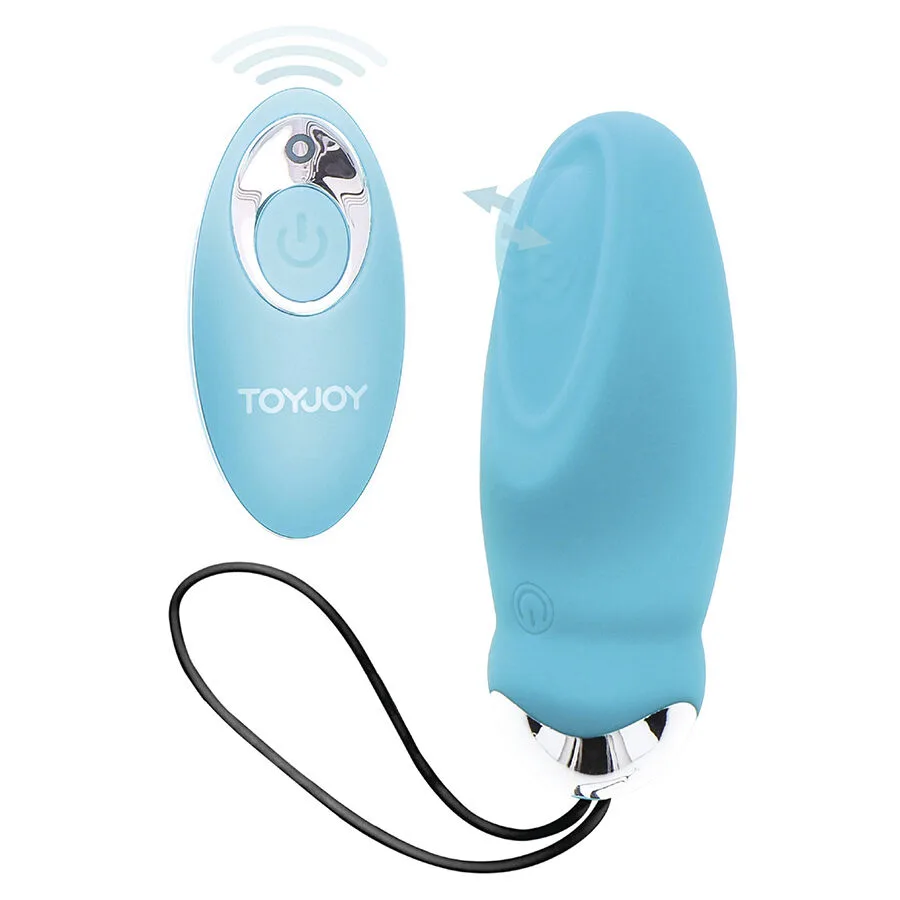 Toyjoy - Felicidade, Eu Estou Tão Excitado Vibrador com Controle Remoto Azul
