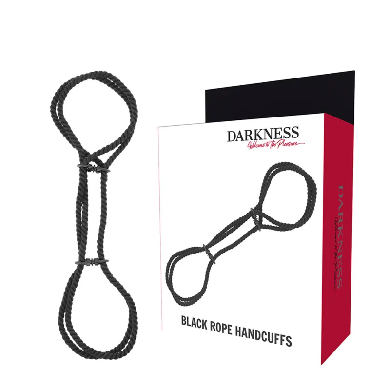 Darkness - Algemas de Corda 100% Algodo Ou Algemas de Tornozelo