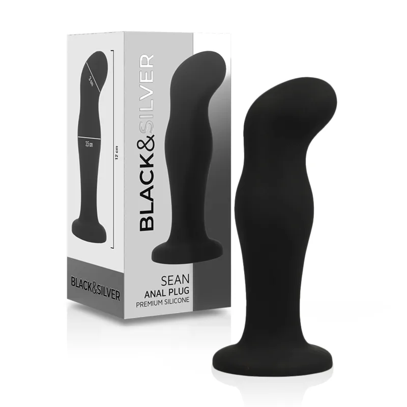 Preto&Silver - Sean Plug Anal Premium Silicone Preto