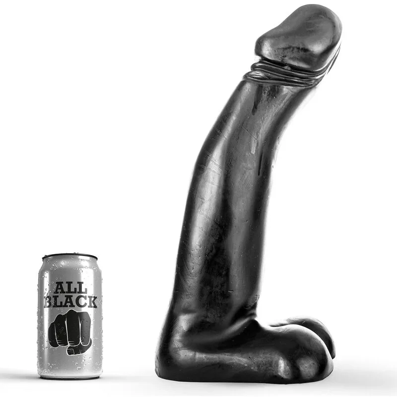 All Preto - Dildo de Fisting Preto Realístico 29 cm
