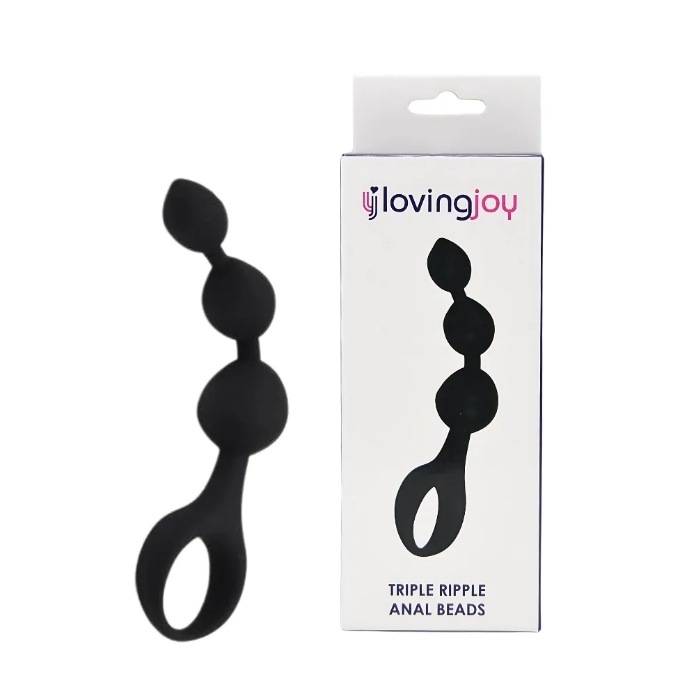 Loving Joy Triple Ripple Bolas Anais - Preto