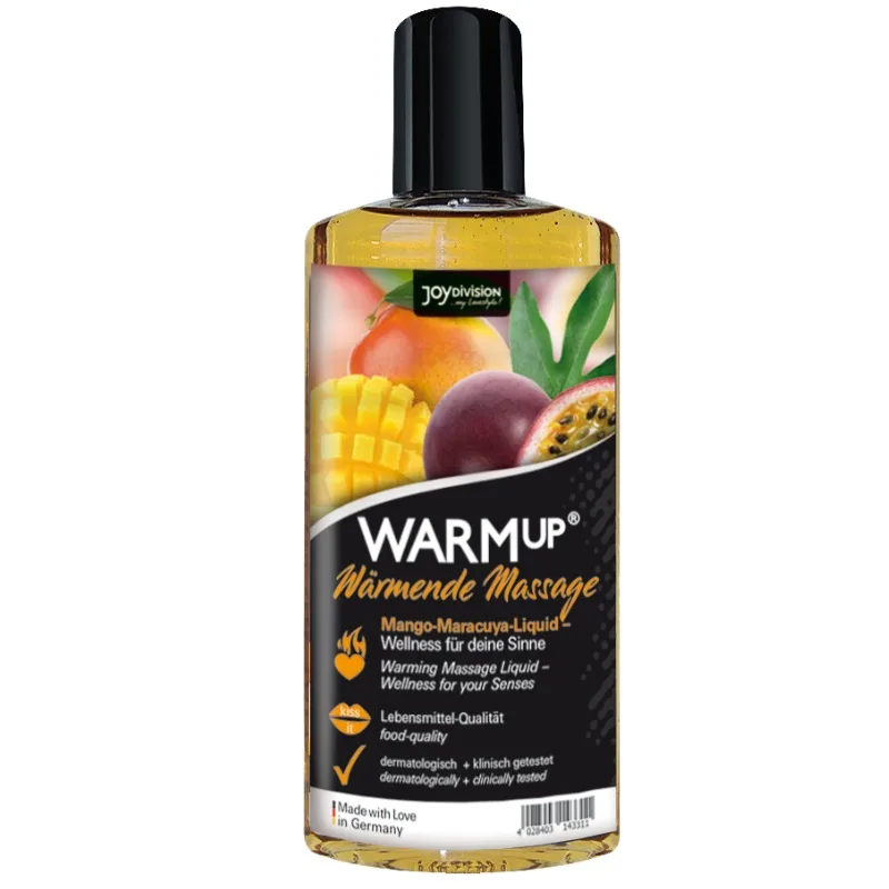 Joydivision Aquaglide - Óleo de Massagem de Manga e Maracuia Warmup 150 ml