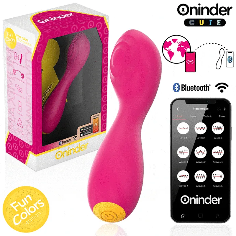 Oninder Cute - Love Buddy Master Vibrador de Ponto G - Aplicativo Mundial Gratuito