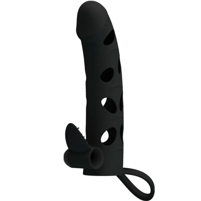 Pretty Love - Capa de Silicone com Vibrao 15,2 cm