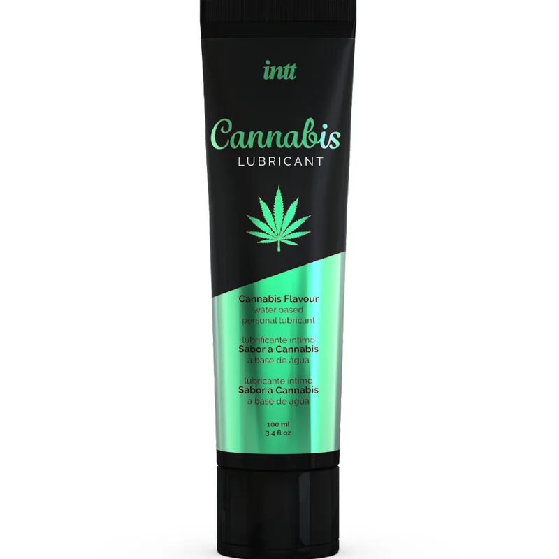 Intt Lubricants - Lubrificante Íntimo À Base de Água com Sabor de Cannabis