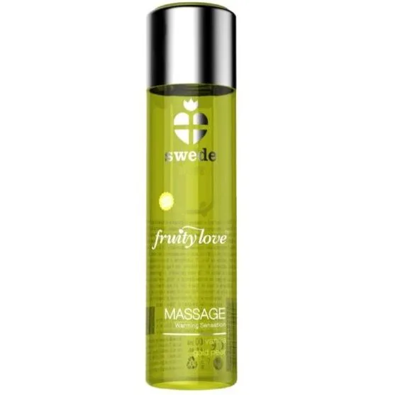 Swede - Fruity Love Óleo de Massagem Efeito de Aquecimento Baunilha e Pêra Dourada 60 ml.