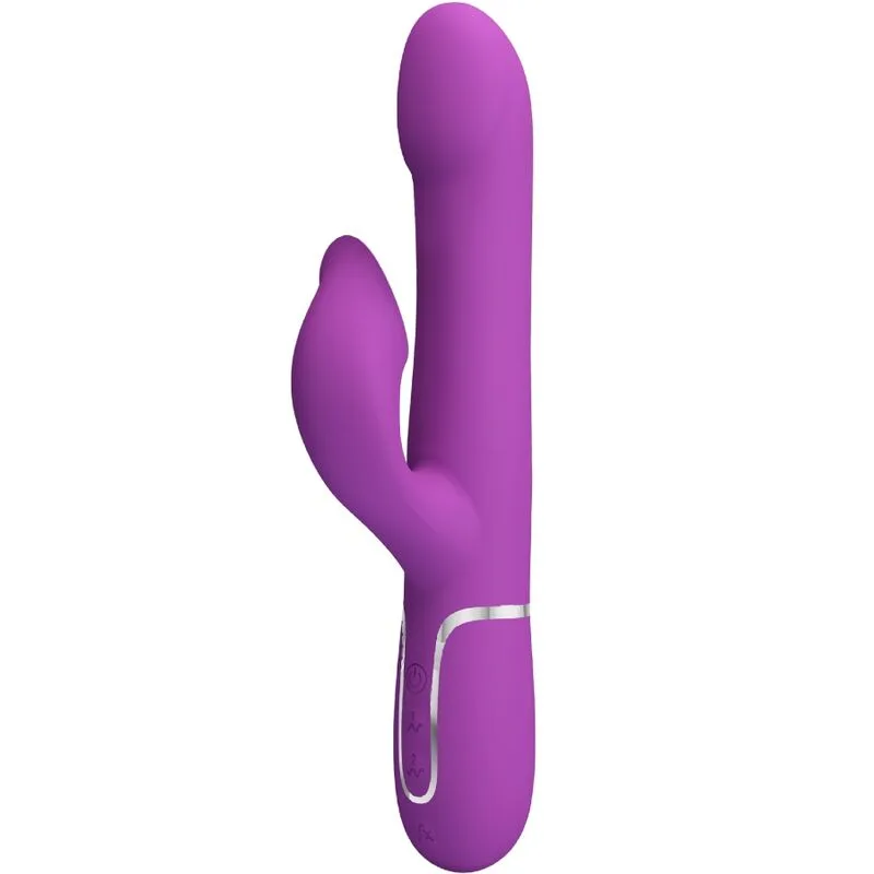 Pretty Love - 4 in 1 Multifunction Vibrator & Stimulator Purple