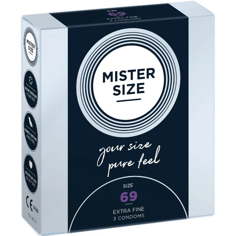 Mister Size - Preservativos Tamanho XXXL 69 mm (3 Unidades)