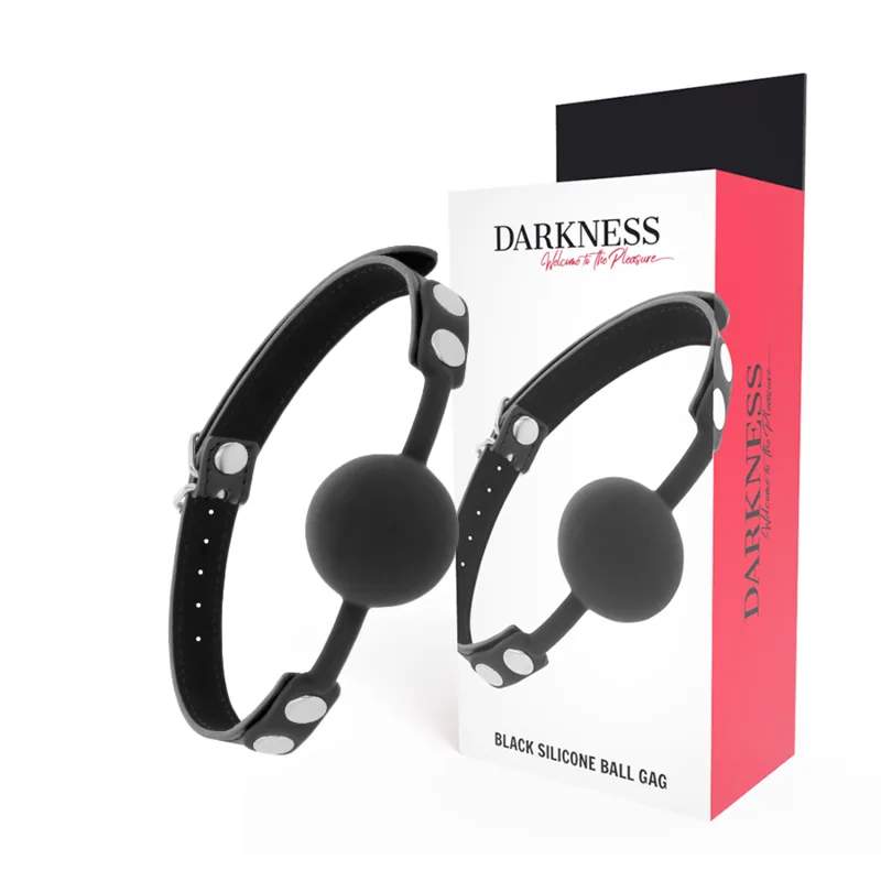 Darkness - Mordaa de Silicone Preta