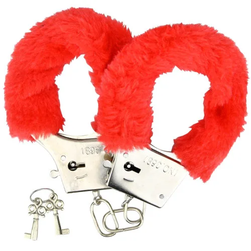 Loving Joy Algemas Peludas Vermelho