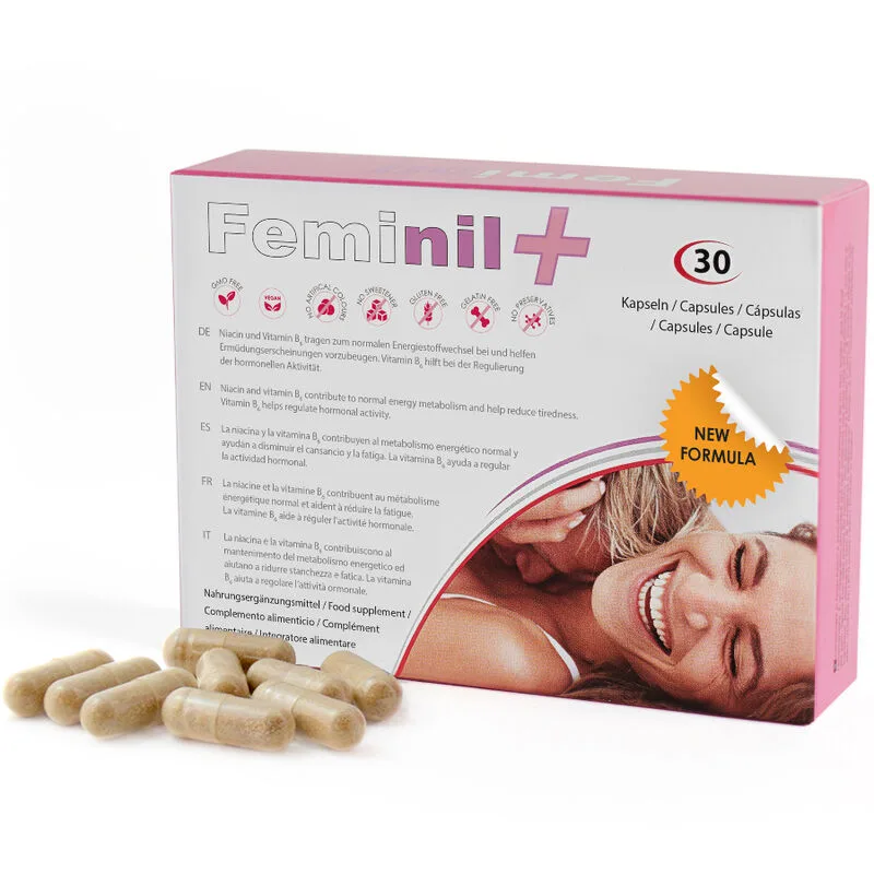 500 Cosmetics - Feminil+ Female Sexual Libido Enhancement - 30 Capsules