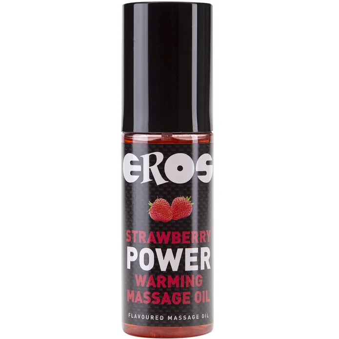 Óleo de Massagem de Aquecimento de Morango Eros Morango