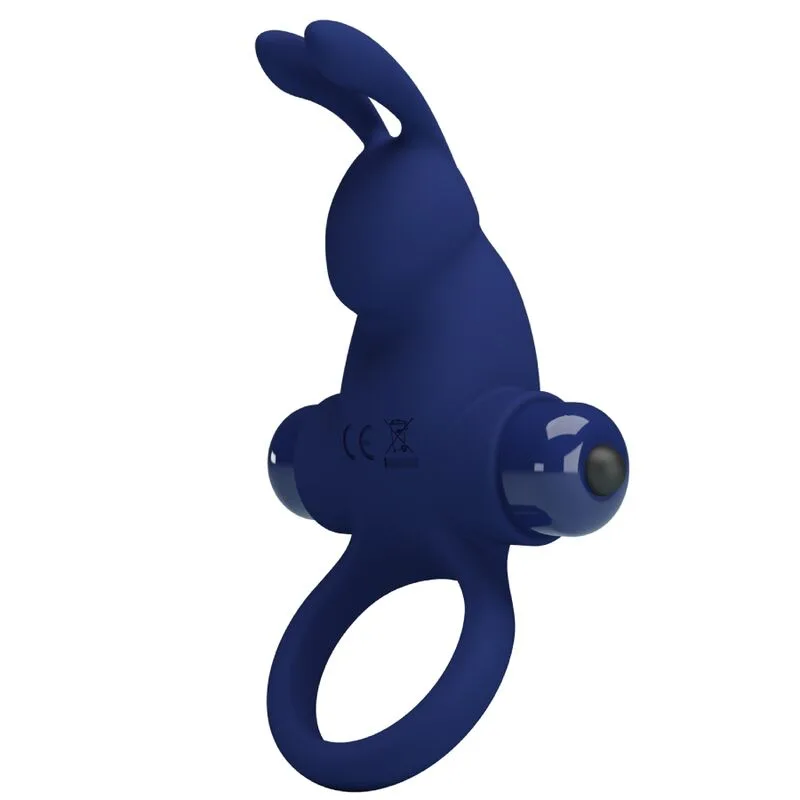 Pretty Love - Jiro Rabbit Ring with Vibration Blue