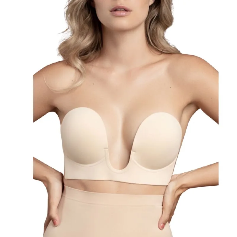 Bye-Soutien - Suti sem Alas En U Beige Copo D