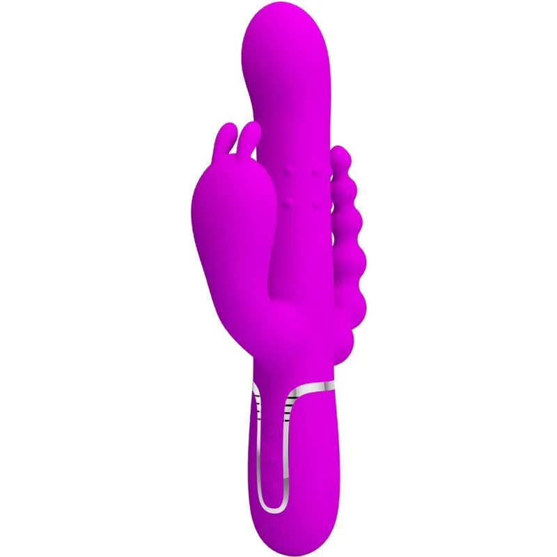 Pretty Love - Cammy Triple Vibrator Multifunction 4 in 1 Pink