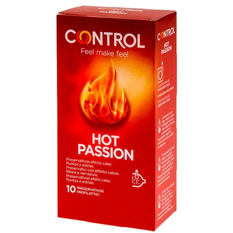 Control - Efeito Aquecimento Paixão Quente 10 Unidades