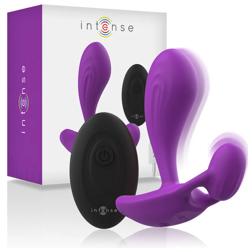 Intense - Shelly Plug Anal Controle Remoto Roxo