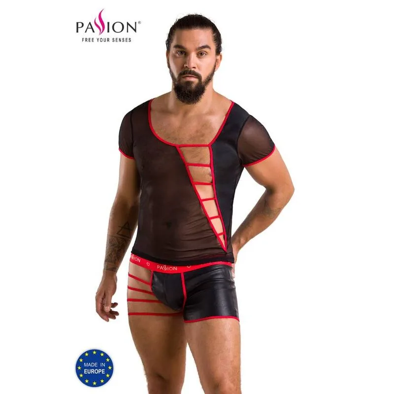 Passion - 055 Conjunto Marca Preto L/XL