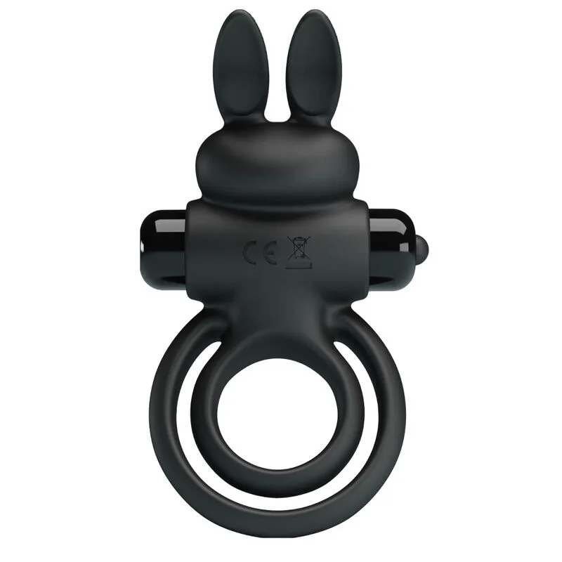 Pretty Love - Vibrator Iii Rabbit Ring for Black Penis