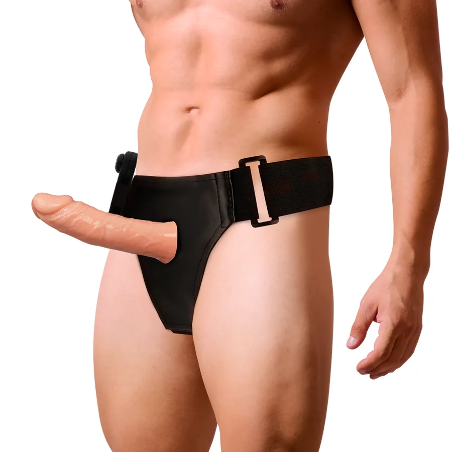 Harness Attraction - Rnes Hollow Benny with Vibrator 15 cm -O- 4.5 cm