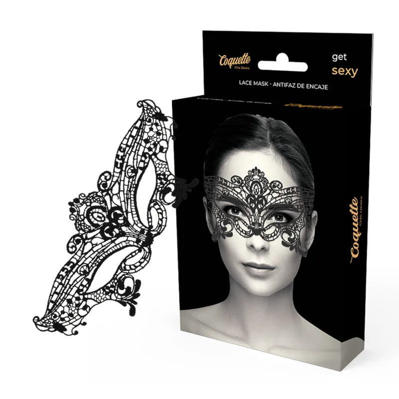 Coquette Chic Desire - Mscara Larga de Renda Preta