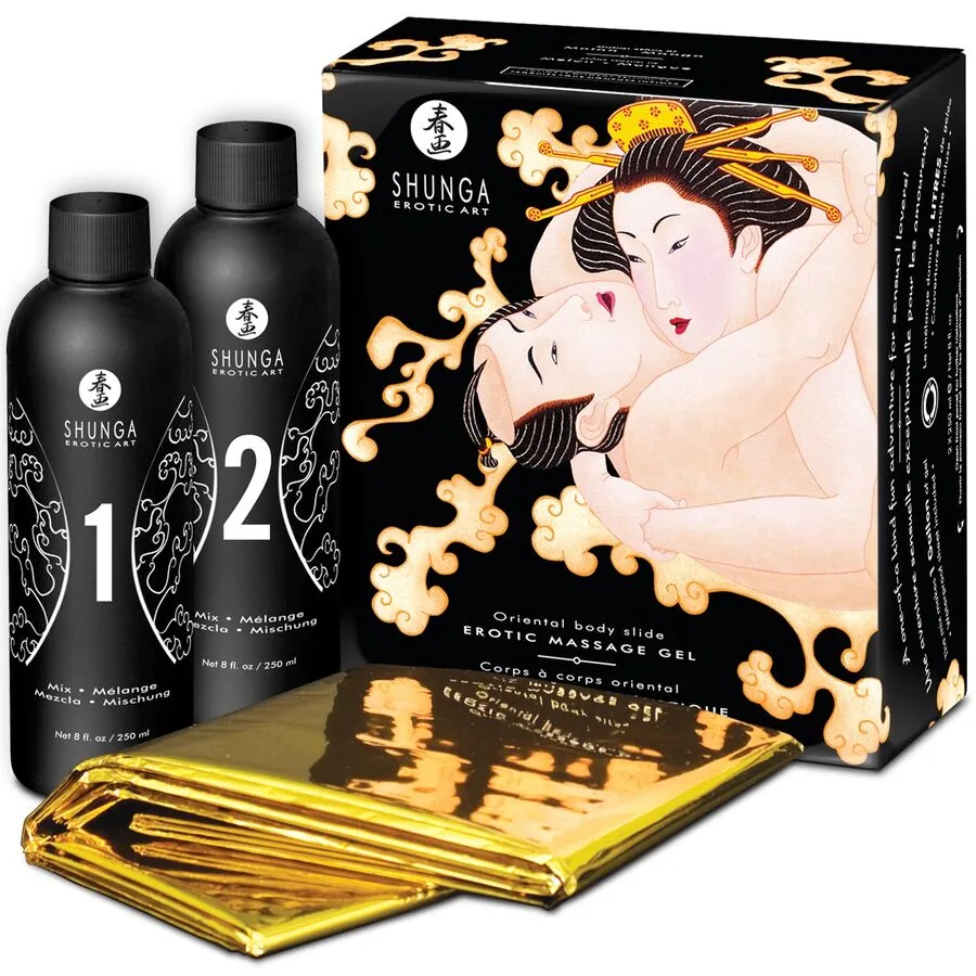 Shunga - Gel de Massagem Erótico Corpo a Corpo Melão Oriental Manga
