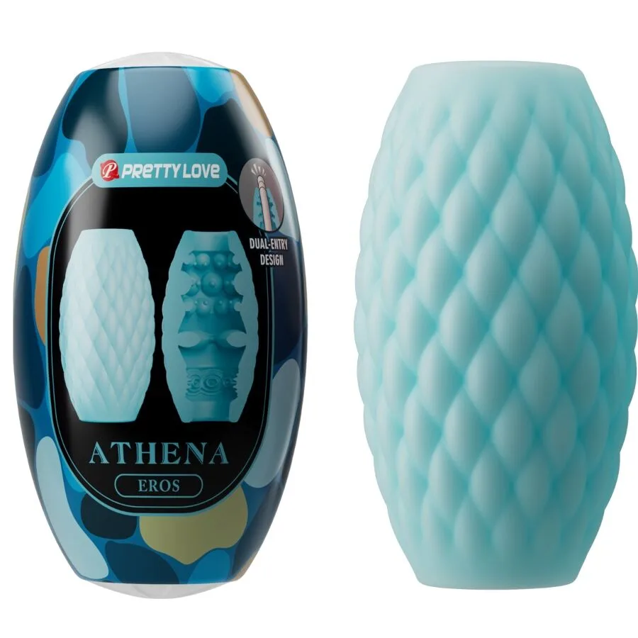 Pretty Love - Masturbador Masculino Silicone Athena Eros Azul Céu