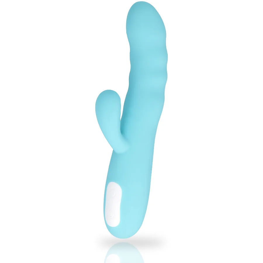 Mia - Vibrador Giratório Eiffel Turquoise Azul