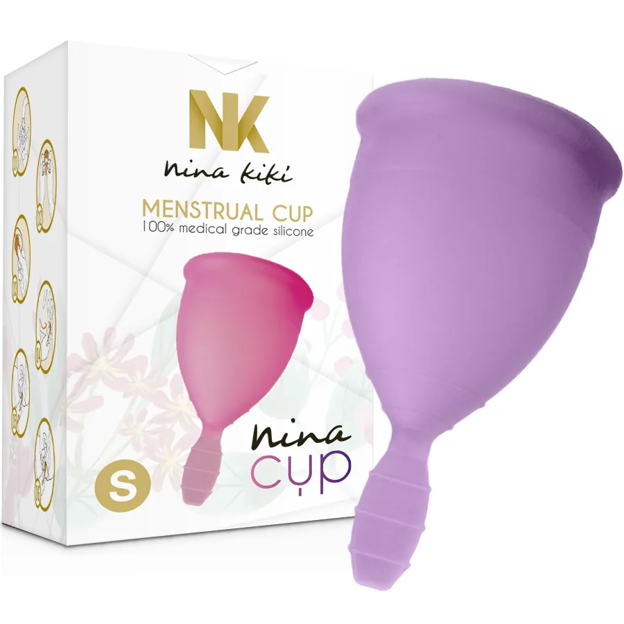 Nina Kikí - Copo Menstrual Roxo - Tamanho S
