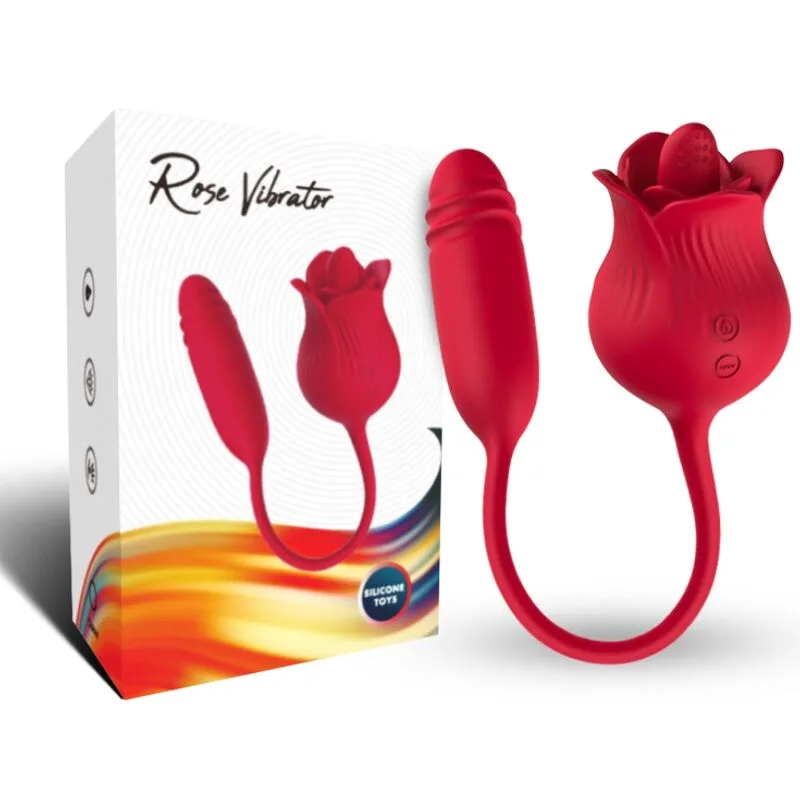 Armony - Roselip Licking Vibrando Clitório e Vibrador Vermelho