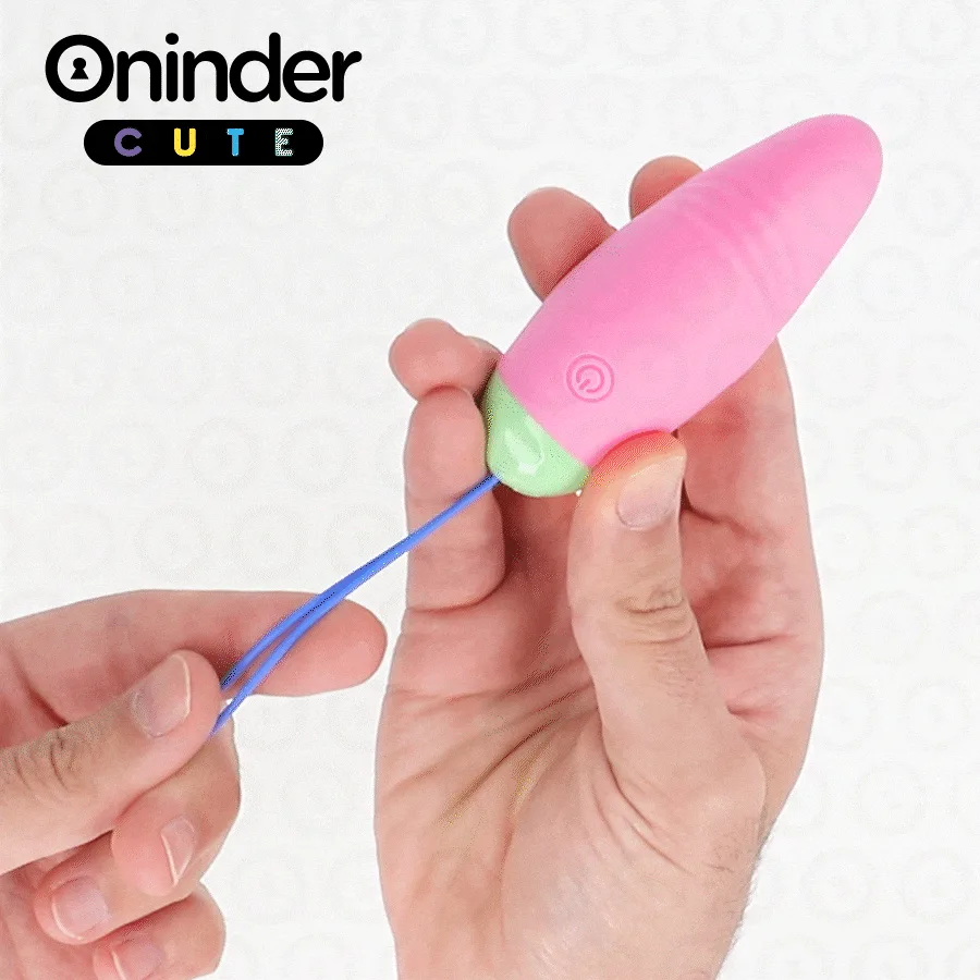 Oninder Cute - Ovo de Silicone Vibratório e Giratório 360° para Prazer e Amor - Aplicativo Gratuito Global