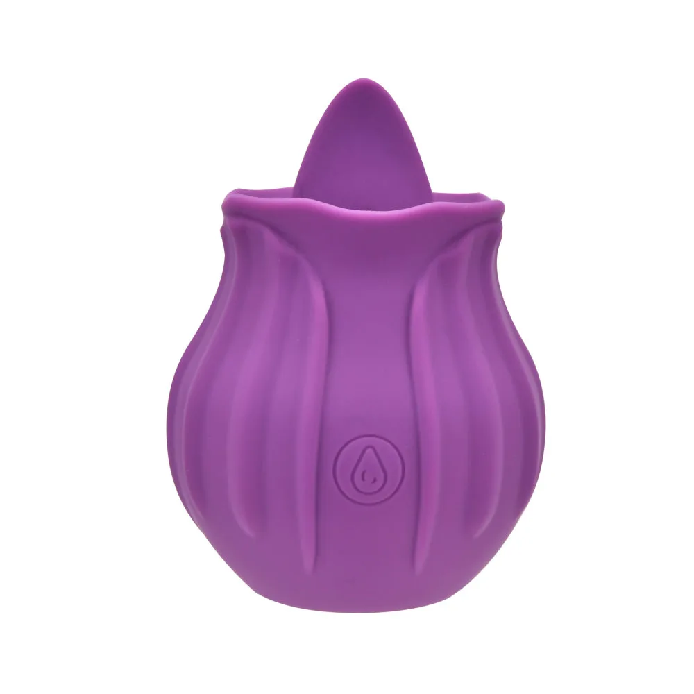 Loving Joy Vibrador Clitoriano Rosa de Lambidela Roxo