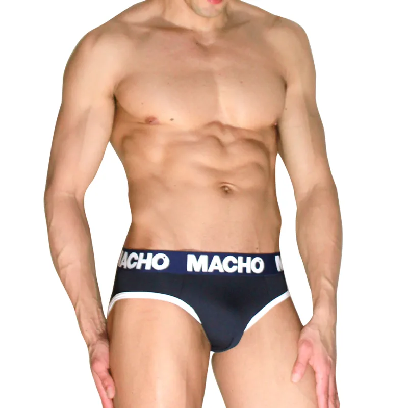 Macho - Mch008 Navy Blue Classic Slip XL