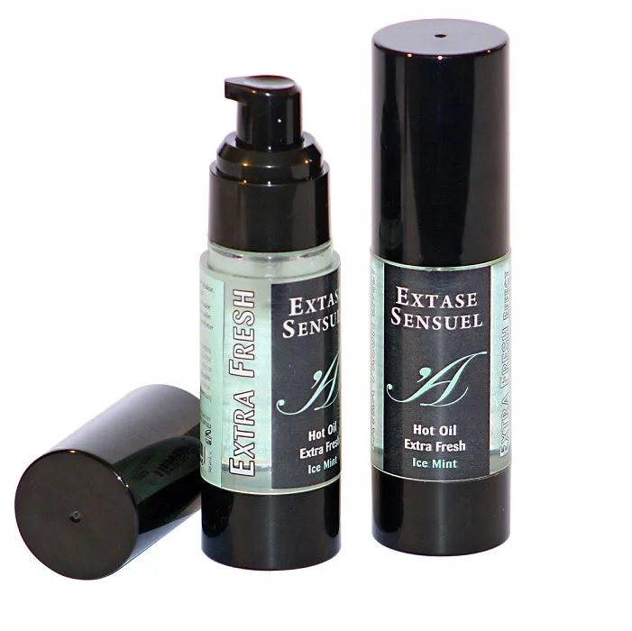 Extase Sensual - Óleo de Massagem com Efeito Gelo Extra Fresco 30 ml