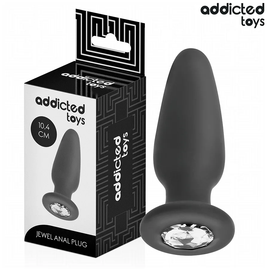 Addicted Toys - Plug Anal com Joia Tamanho M 10,4 cm
