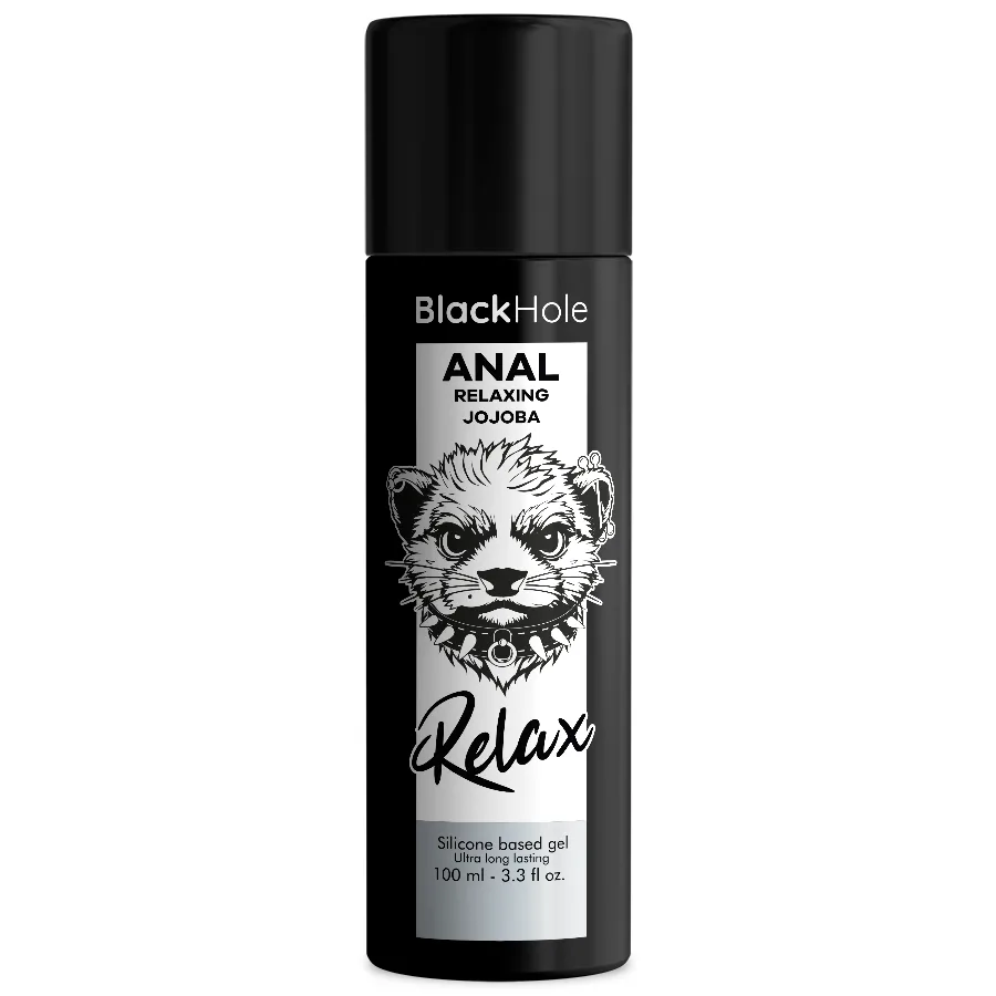 Preto Hole - Jojoba Relaxante Anal Base de Silicone 100 ml