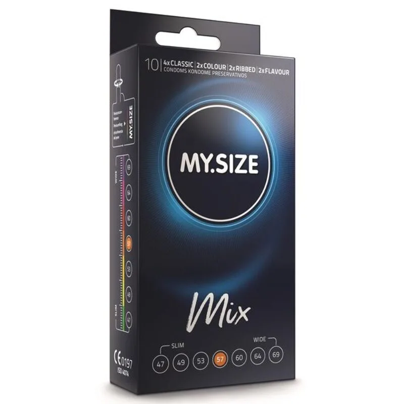 My Size - Mix Preservativos 57 mm 10 Unidades