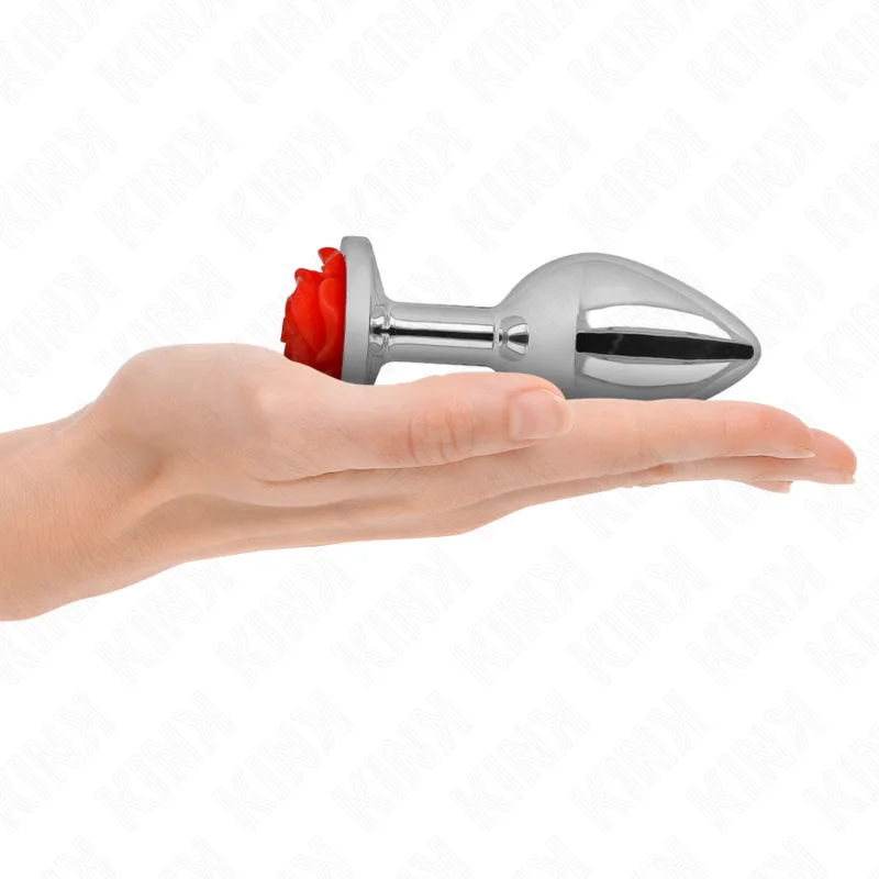 Kink - Plug Anal Rosa Vermelho Tamanho L