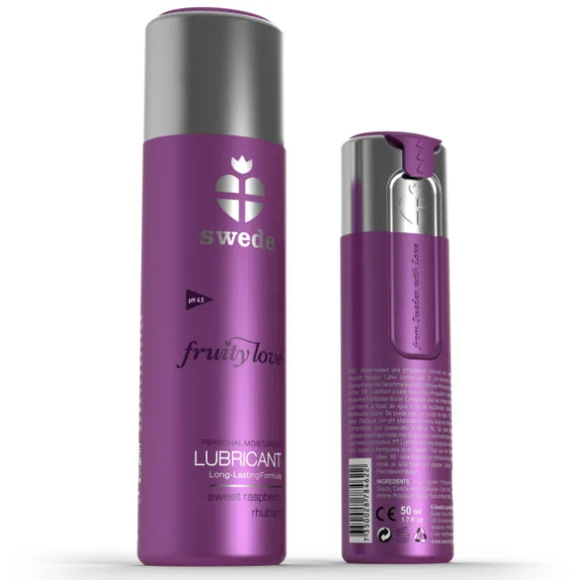 Swede - Lubrificante Fruity Love Framboesa Rubarbo 100 ml