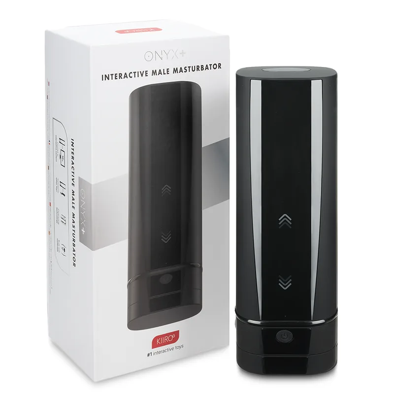 Kiiroo - Onyx+ Masturbador Teledildonic com Textura de Pele