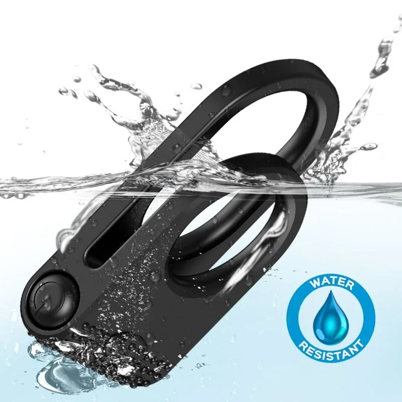 Armony - Anel Vibrador Duplo Twins para Casais Preto