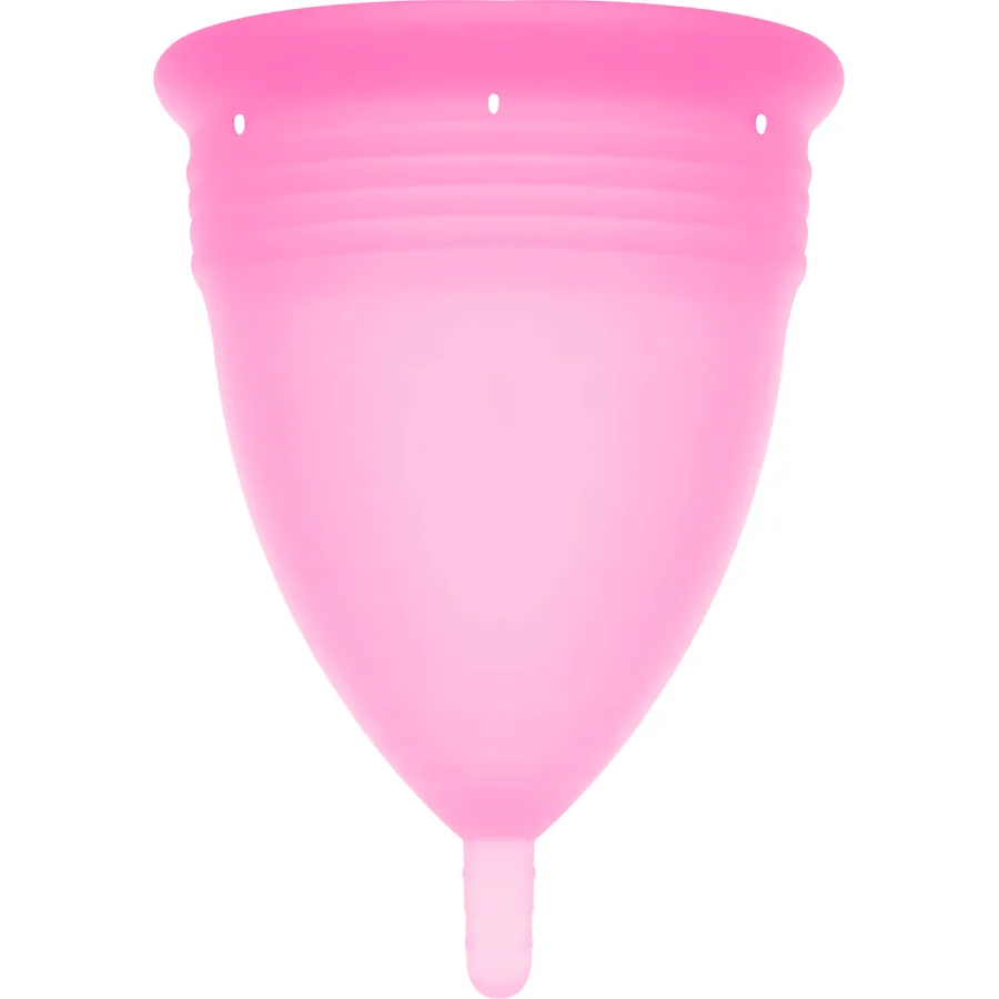 Stercup - Copo Menstrual de Silicone Fda Rosa - Tamanho L