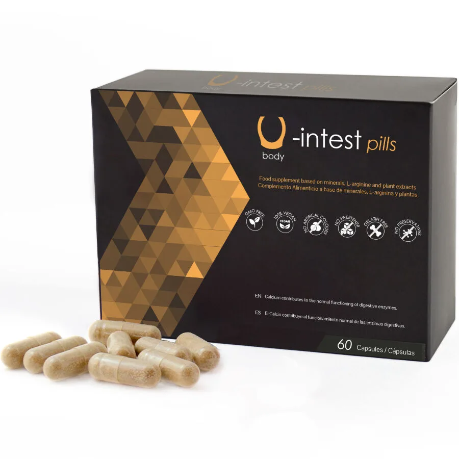 500 Cosmetics -U-Intest Capsules to Prevent Hemorrhoids - 60 Capsules