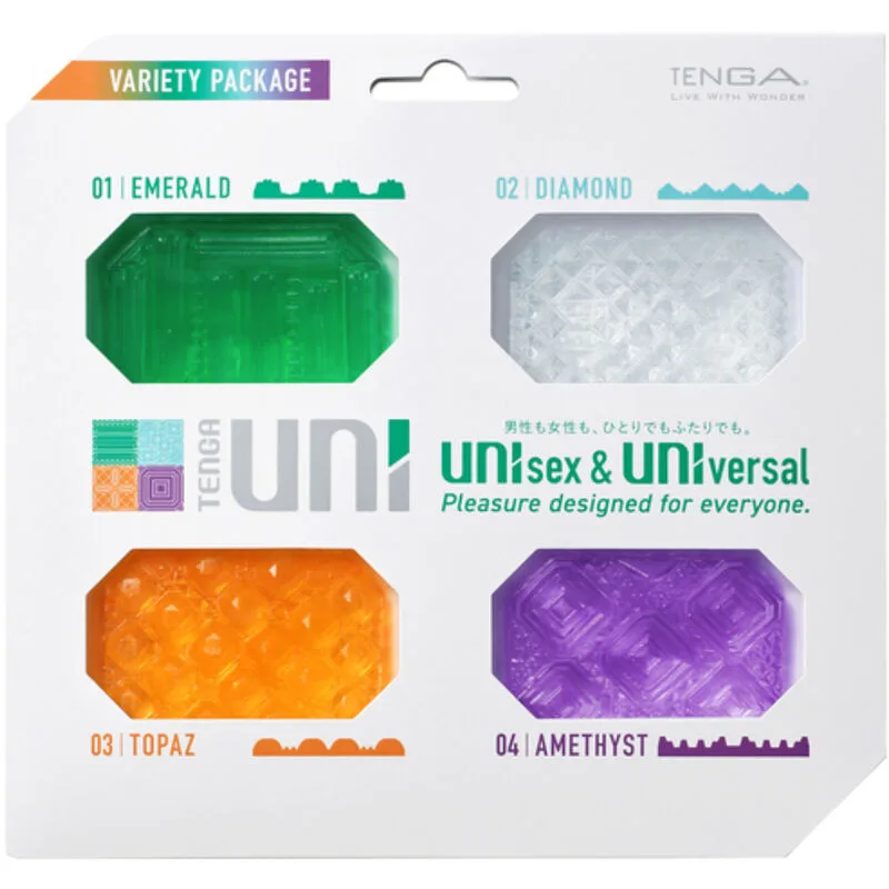Tenga - Masturbador Uni Variety Dedal Pack 4 Unidades