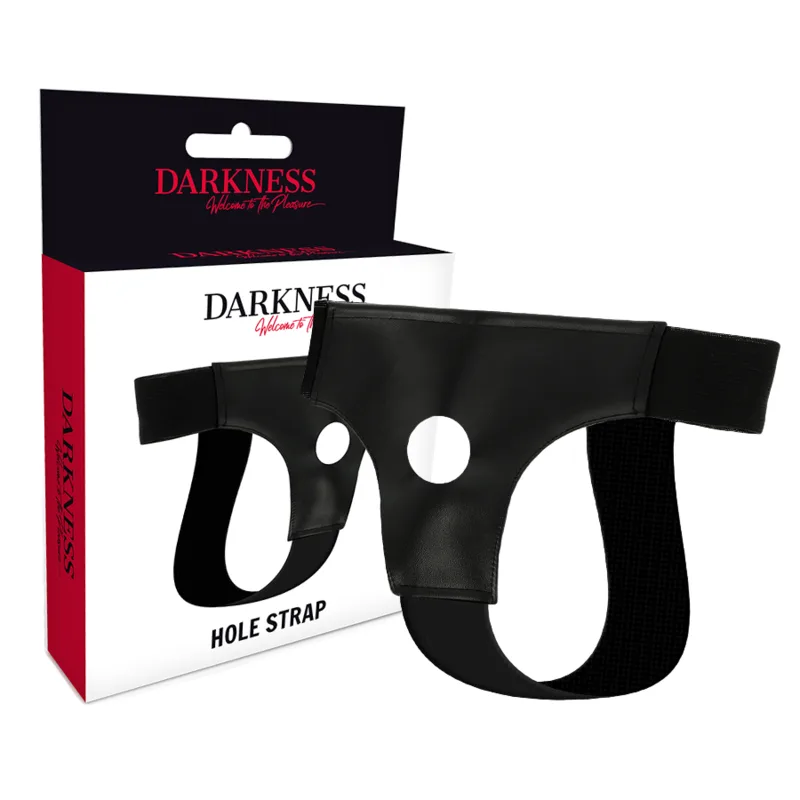 Darkness - Harness with Hole One Size