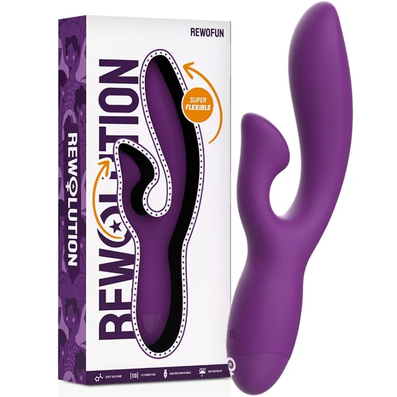 Rewolution - Vibrador Flexível Rewofun com Coelho