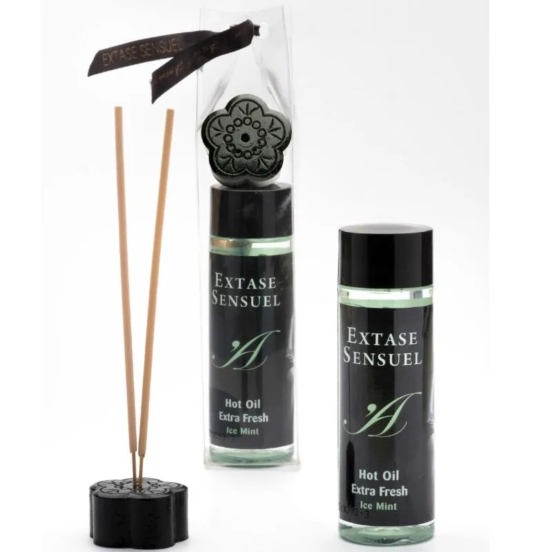 Extase Sensual - Óleo de Massagem com Efeito Gelo Extra Fresco 100 ml