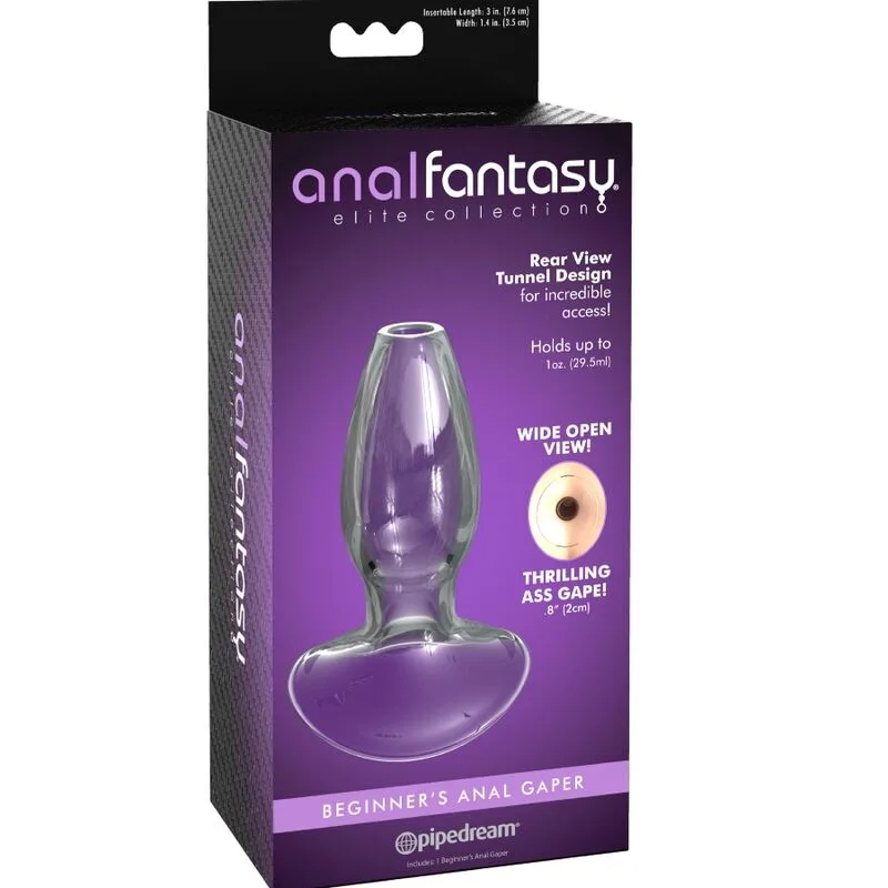 Anal Fantasy Elite Collection - Anal Gaper Dilator for Beginners Crystal Size S